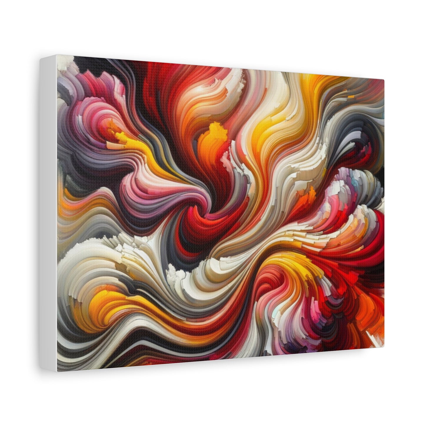 Vibrant Abstract Swirls - Matte Canvas, Stretched, 1.25"