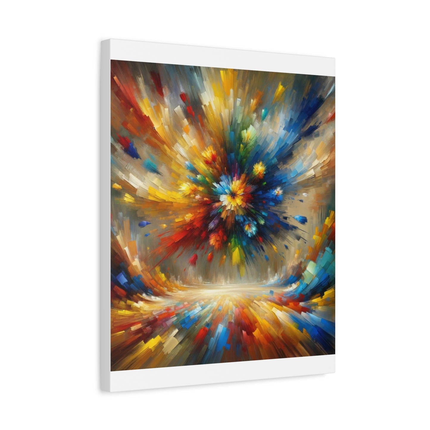 Abstract Burst of Colors - Matte Canvas, Stretched, 1.25"