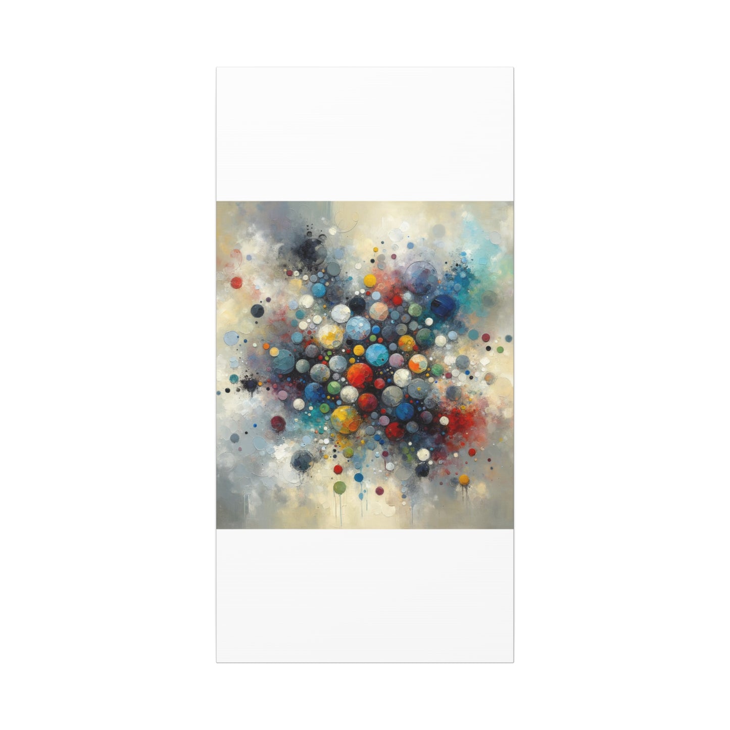 Vibrant Abstract Circles - Matte Canvas, Stretched, 1.25"