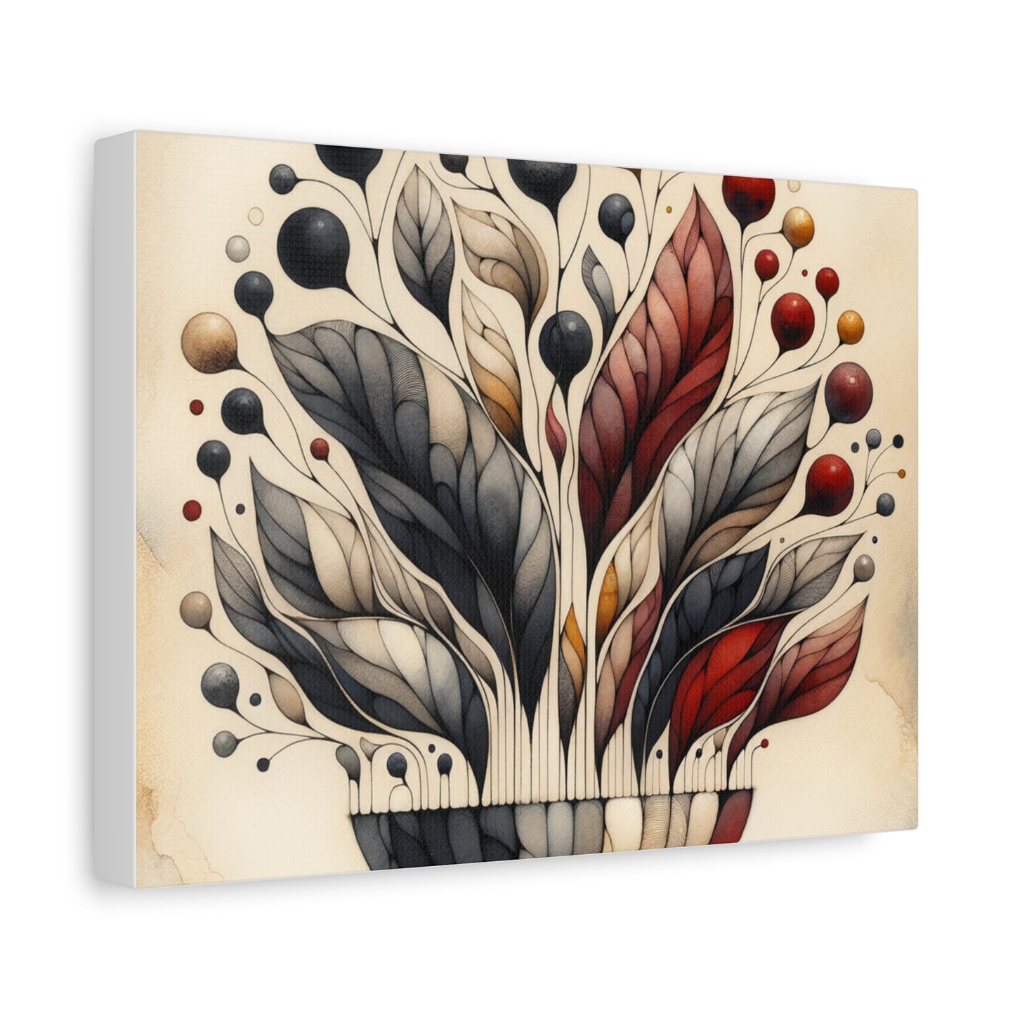 Abstract Floral Art - Matte Canvas, Stretched, 1.25"