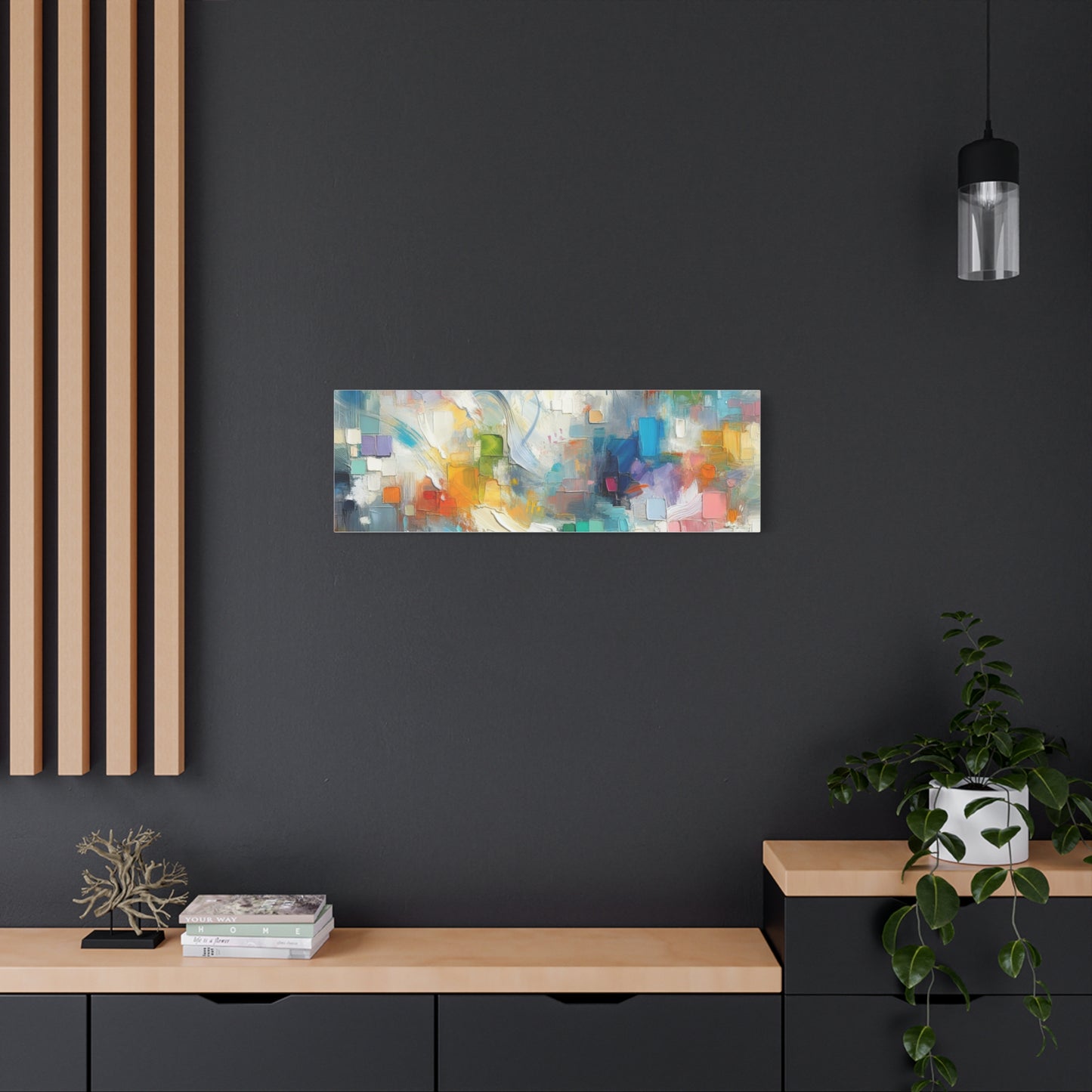 Abstract Color Burst - Matte Canvas, Stretched, 1.25"