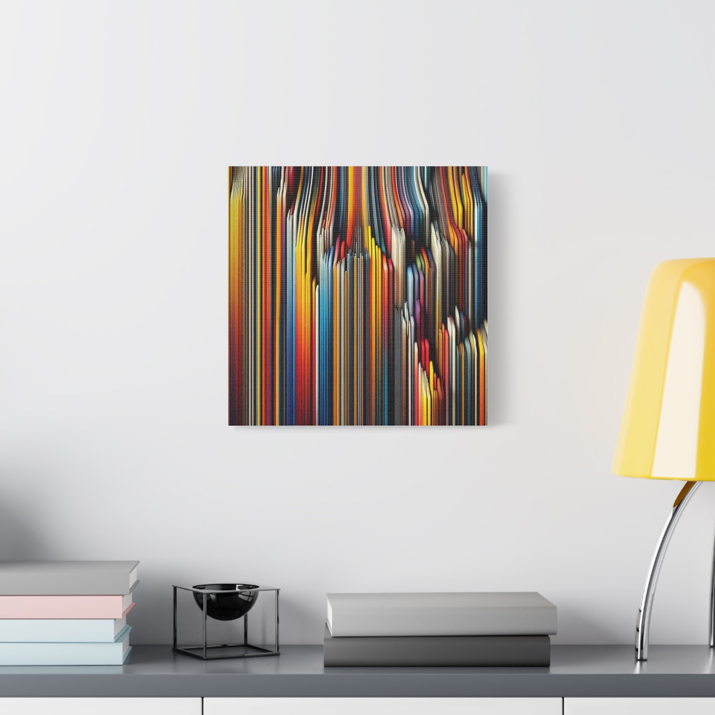 Vibrant Abstract Lines - Matte Canvas, Stretched, 1.25"