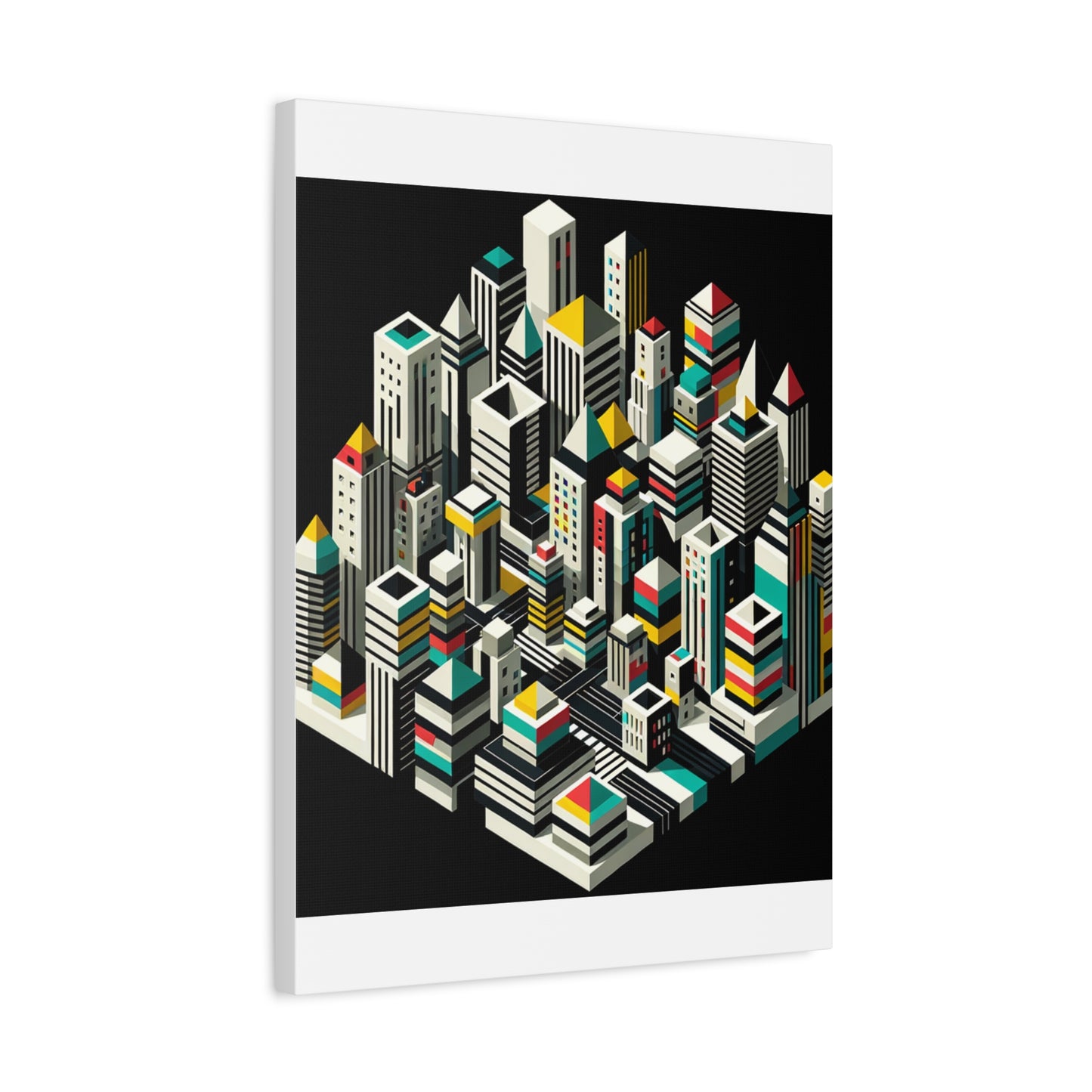 Cityscape Abstraction - Matte Canvas, Stretched, 1.25"