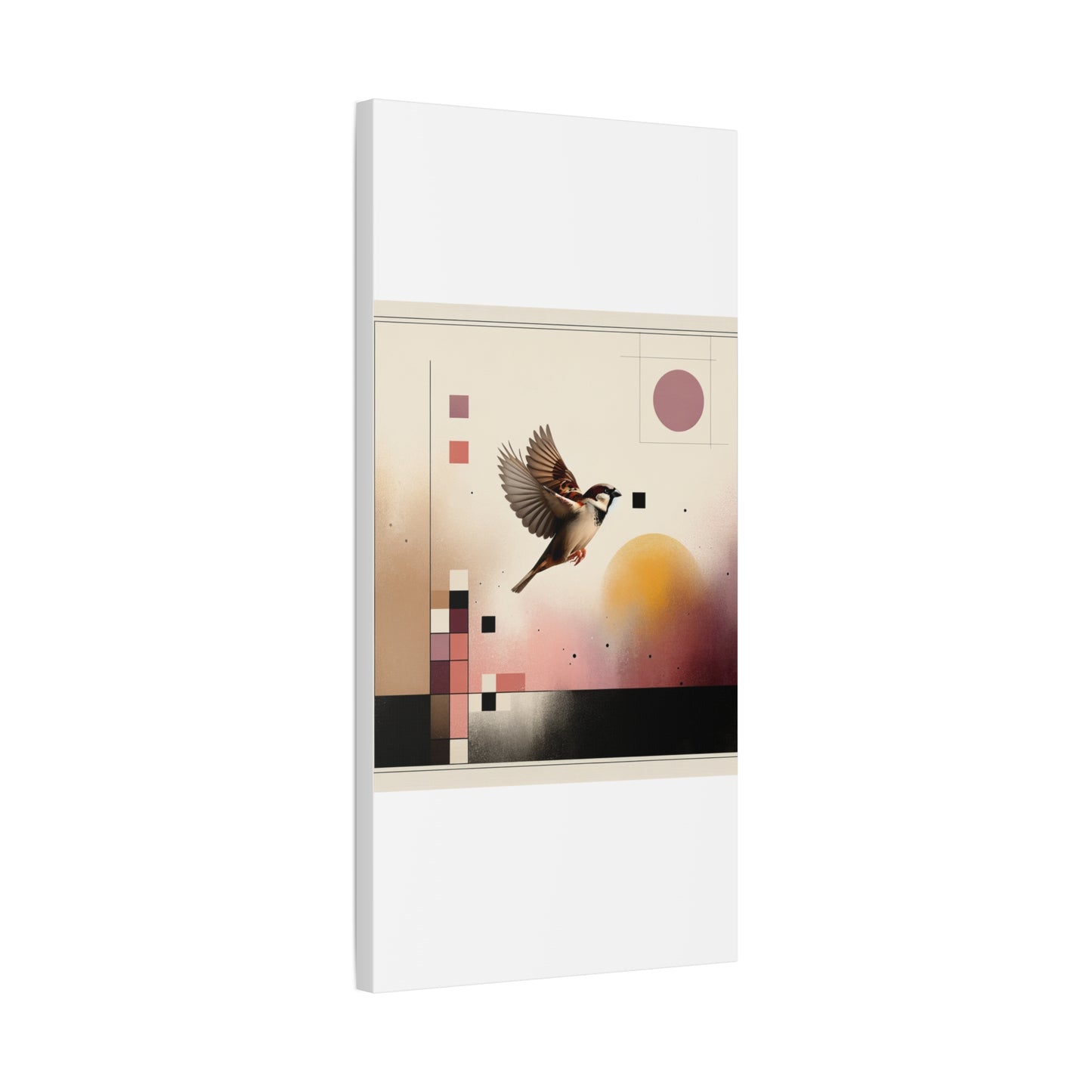 Sparrow Flight - Matte Canvas, Stretched, 1.25"