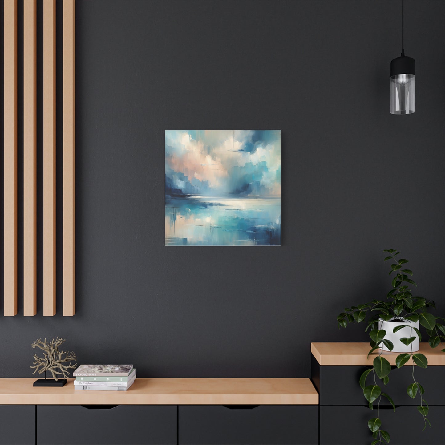 Abstract Sky Reflection - Matte Canvas, Stretched, 1.25"