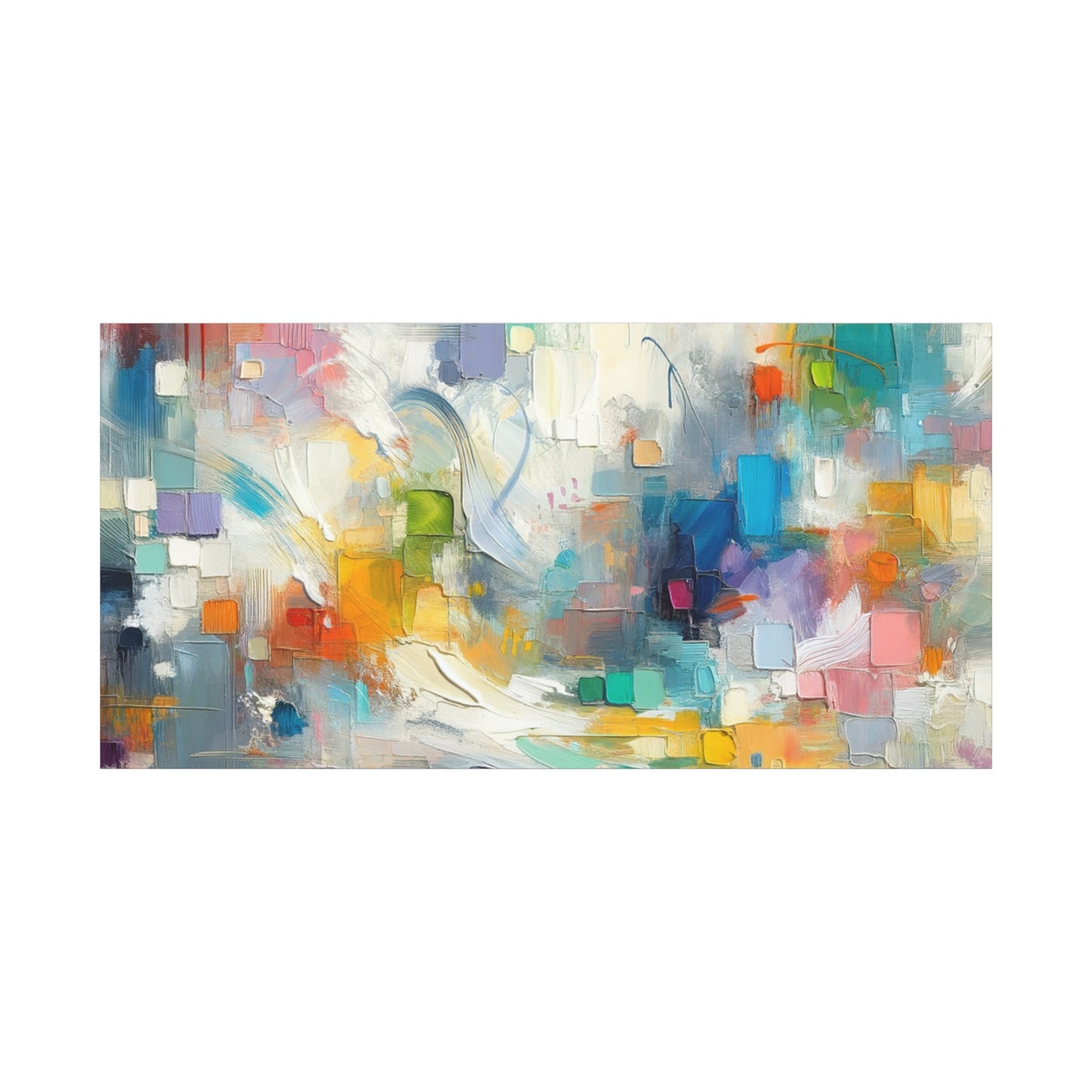 Abstract Color Burst - Matte Canvas, Stretched, 1.25"