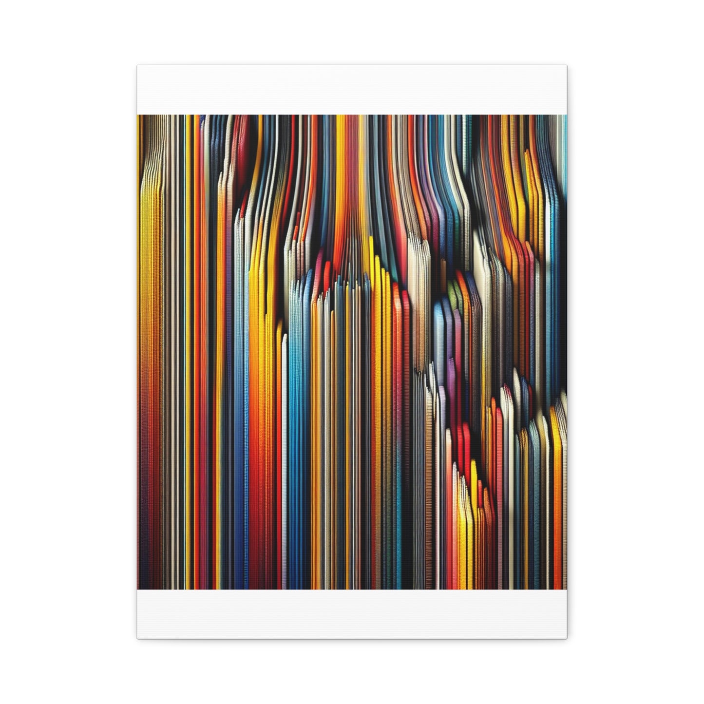 Vibrant Abstract Lines - Matte Canvas, Stretched, 1.25"