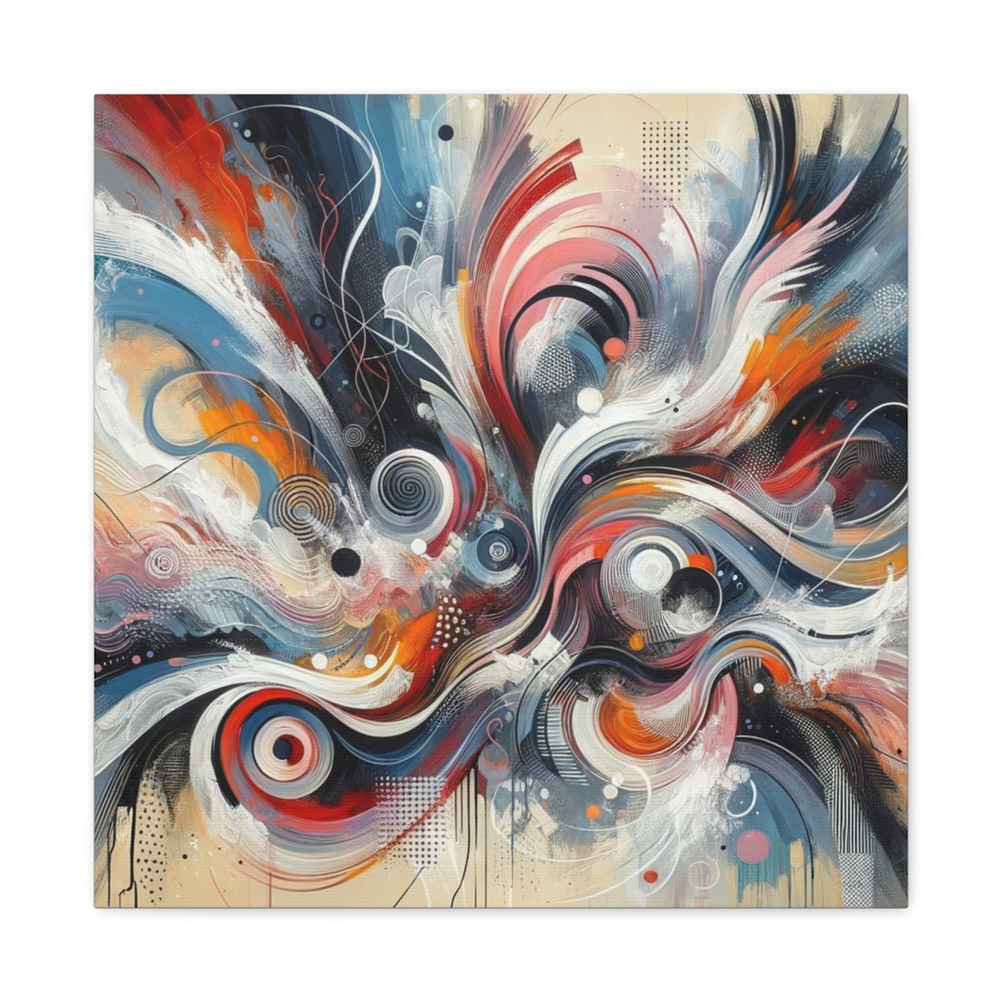 Abstract Swirl Matte Canvas, Stretched, 1.25"