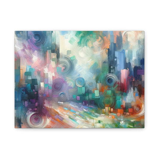 Abstract Color Symphony - Matte Canvas, Stretched, 1.25"