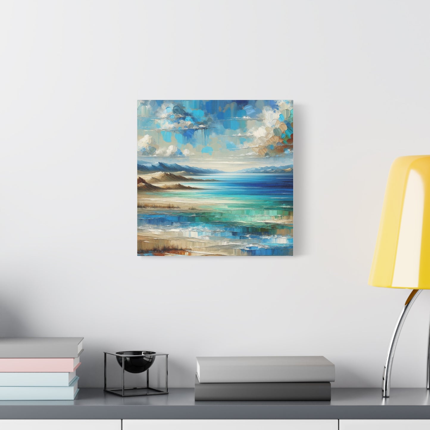 Matte Canvas, Stretched, 1.25" - Abstract Seaside Enchantment