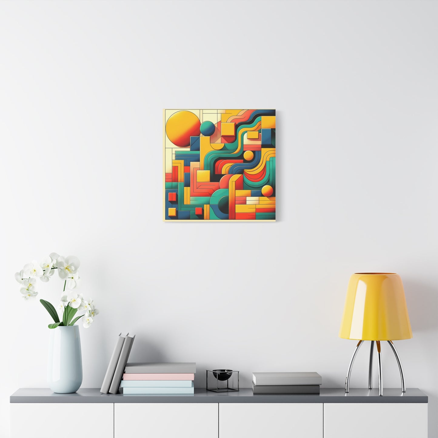 Abstract Geometric Design - Matte Canvas, Stretched, 1.25"