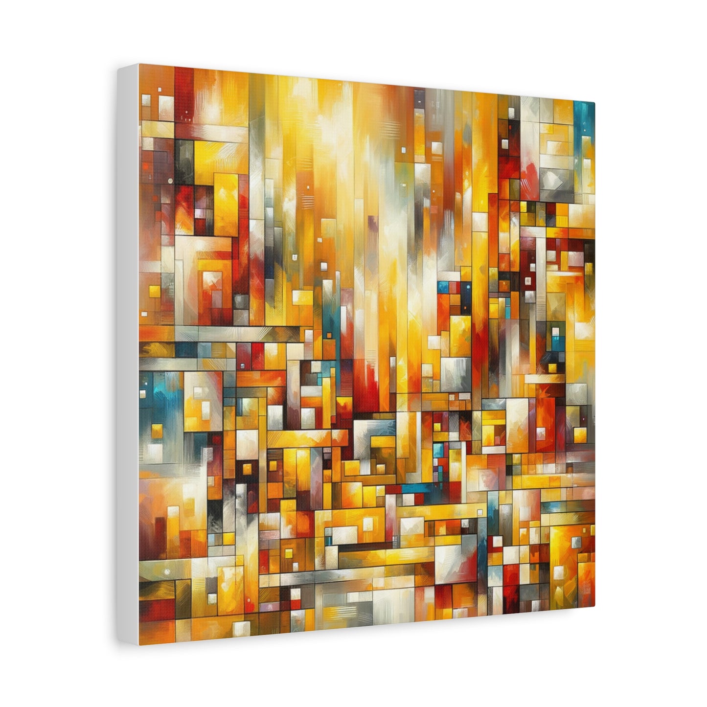 Abstract Geometric Burst - Matte Canvas, Stretched, 1.25"