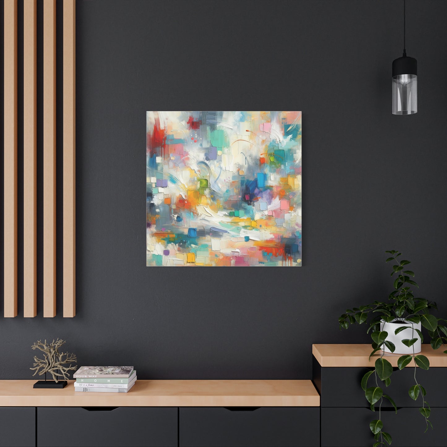 Abstract Color Burst - Matte Canvas, Stretched, 1.25"