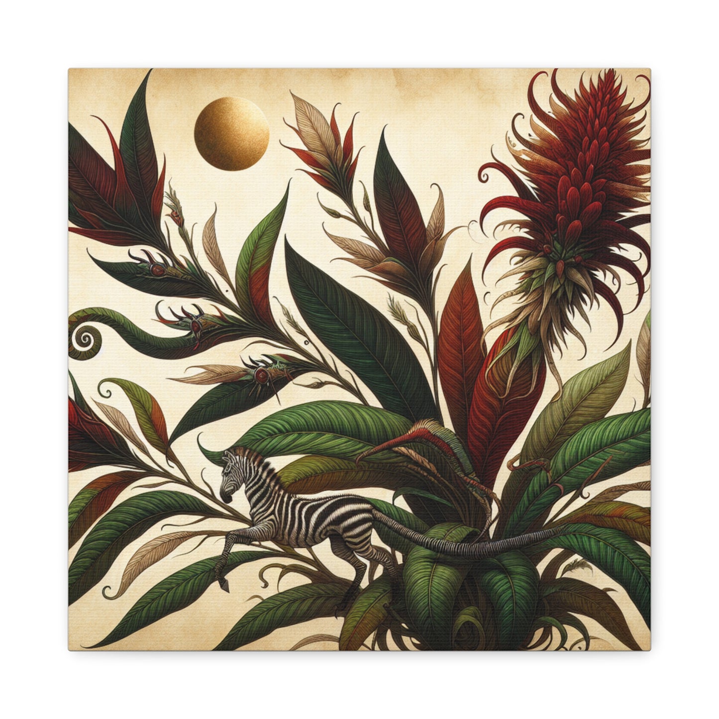 Exotic Zebra Fantasy - Matte Canvas, Stretched, 1.25"