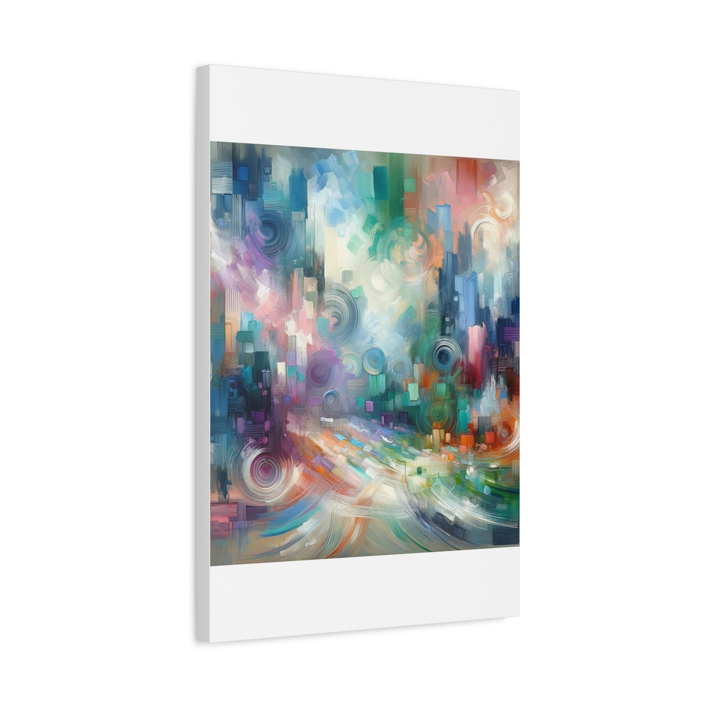 Abstract Color Symphony - Matte Canvas, Stretched, 1.25"