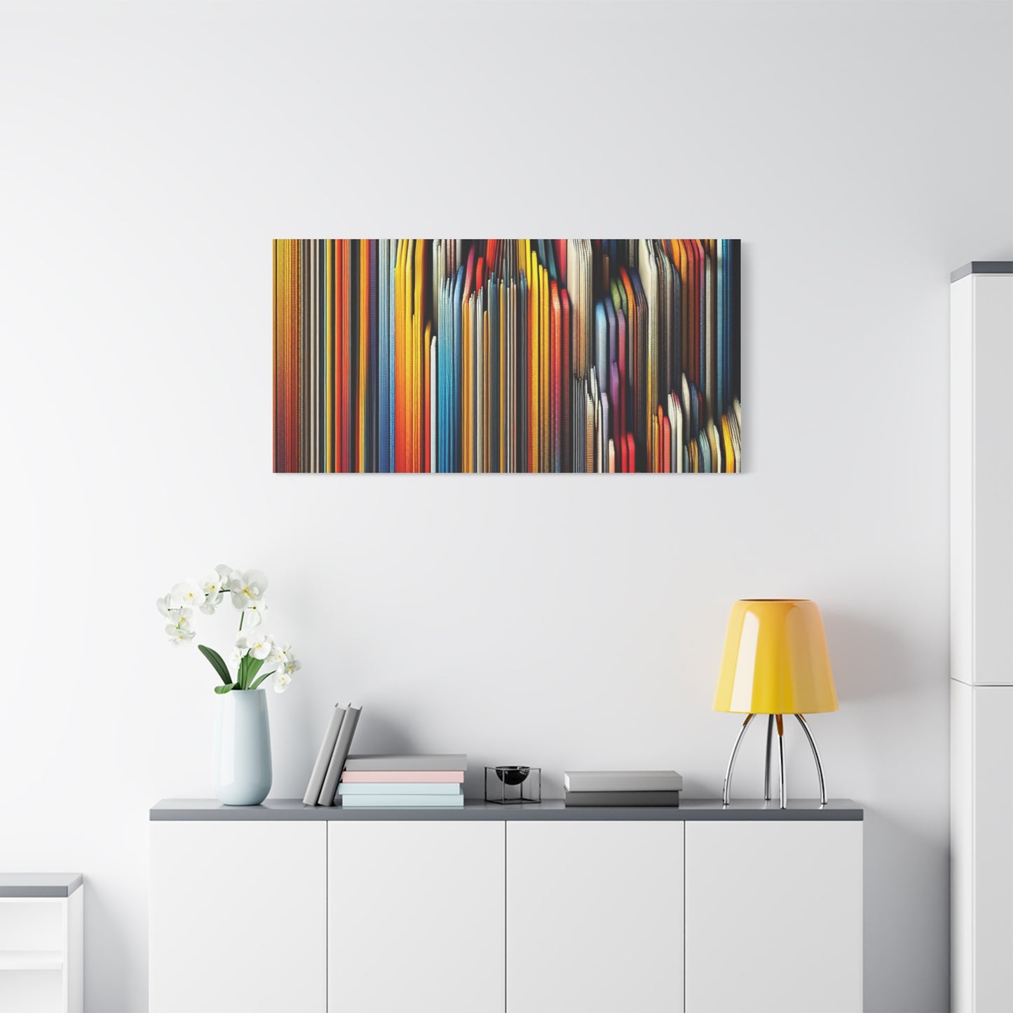 Vibrant Abstract Lines - Matte Canvas, Stretched, 1.25"