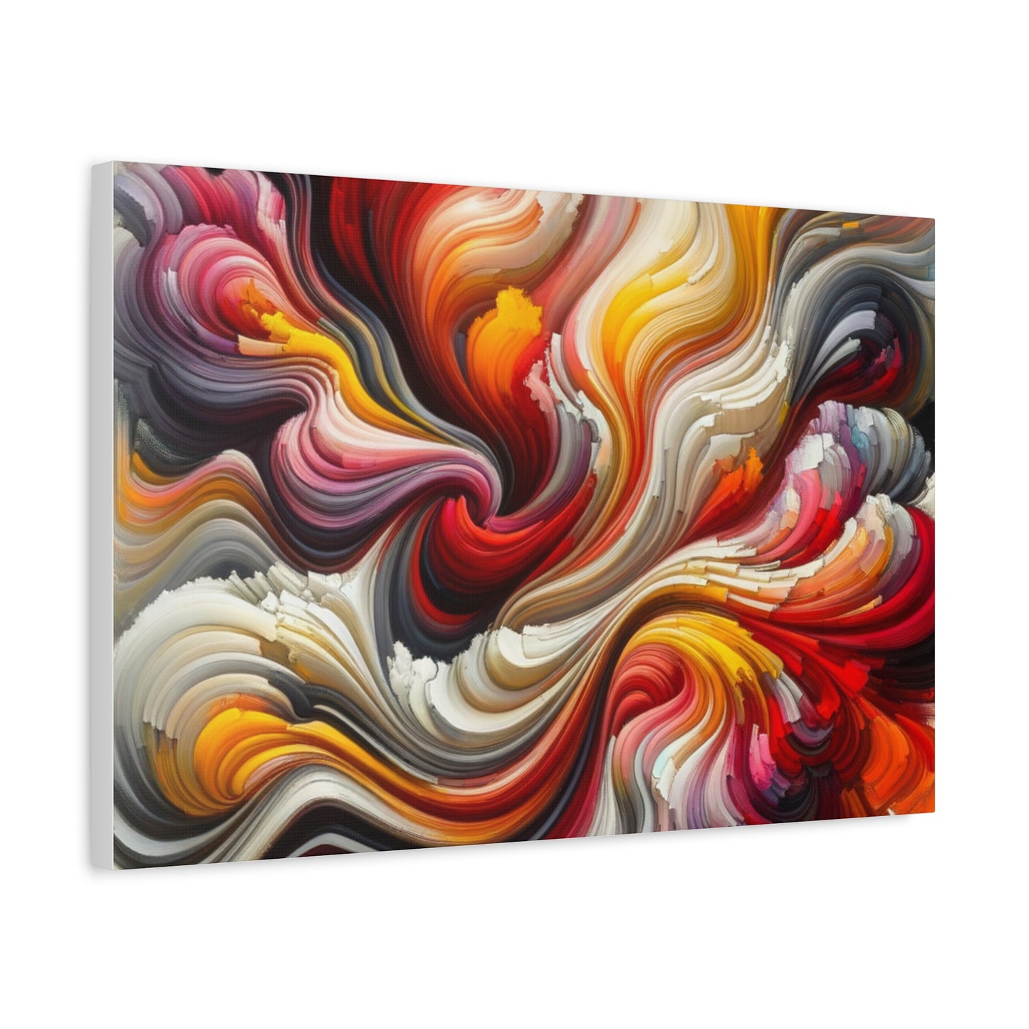 Vibrant Abstract Swirls - Matte Canvas, Stretched, 1.25"