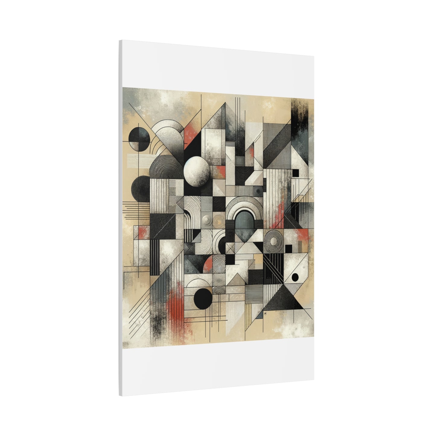 Abstract Geometry Matte Canvas, Stretched, 1.25"