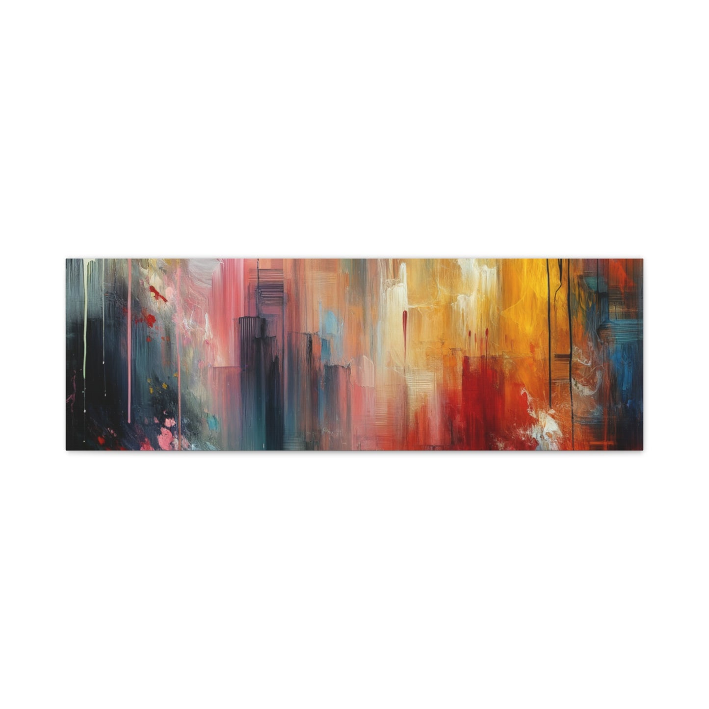 Abstract Brushstrokes - Matte Canvas, Stretched, 1.25"