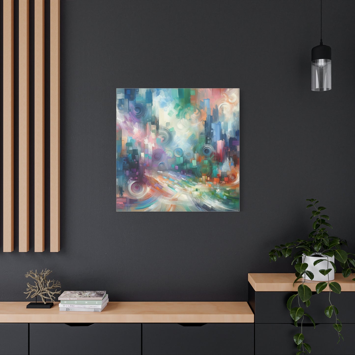 Abstract Color Symphony - Matte Canvas, Stretched, 1.25"