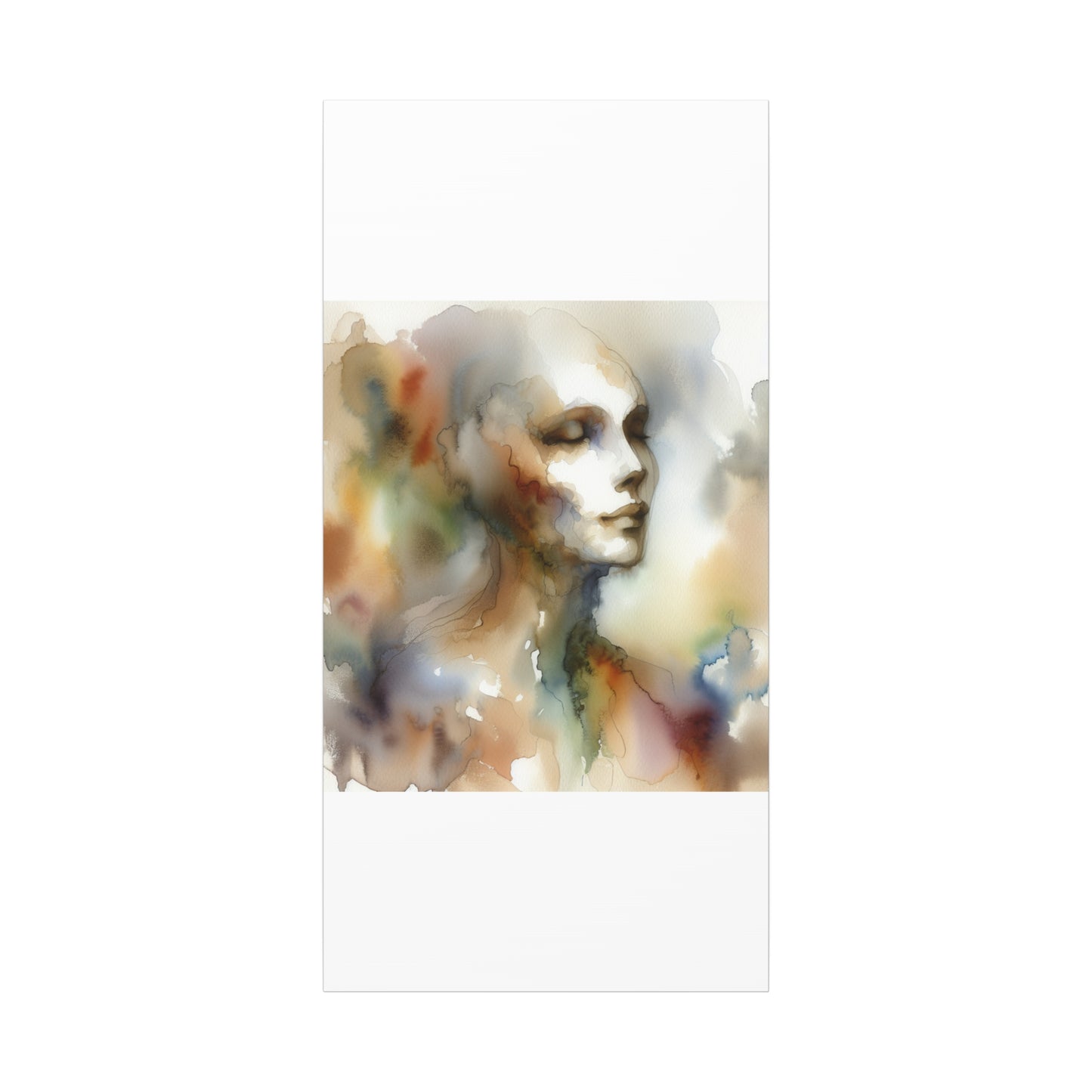 Dreamy Watercolor Portrait - Matte Canvas, Stretched, 1.25"