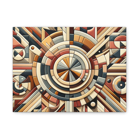 Geometric Abstraction - Matte Canvas, Stretched, 1.25"