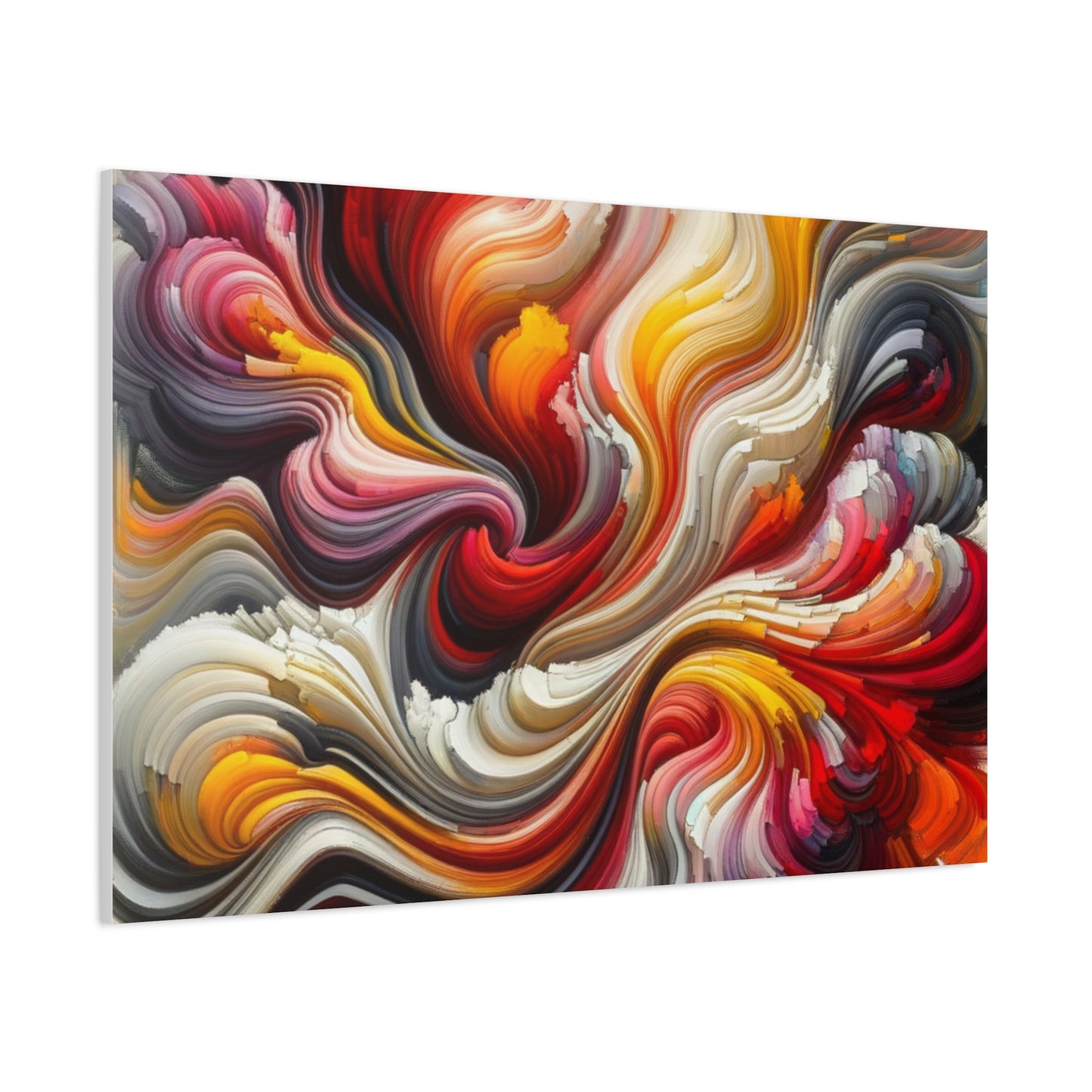 Vibrant Abstract Swirls - Matte Canvas, Stretched, 1.25"