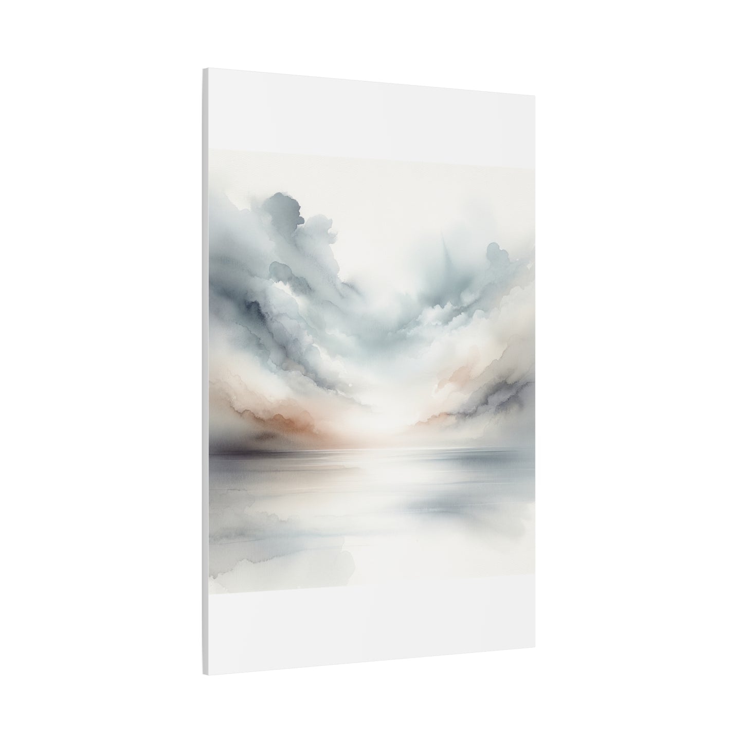 Matte Canvas, Stretched, 1.25" - Serene Watercolor Sky