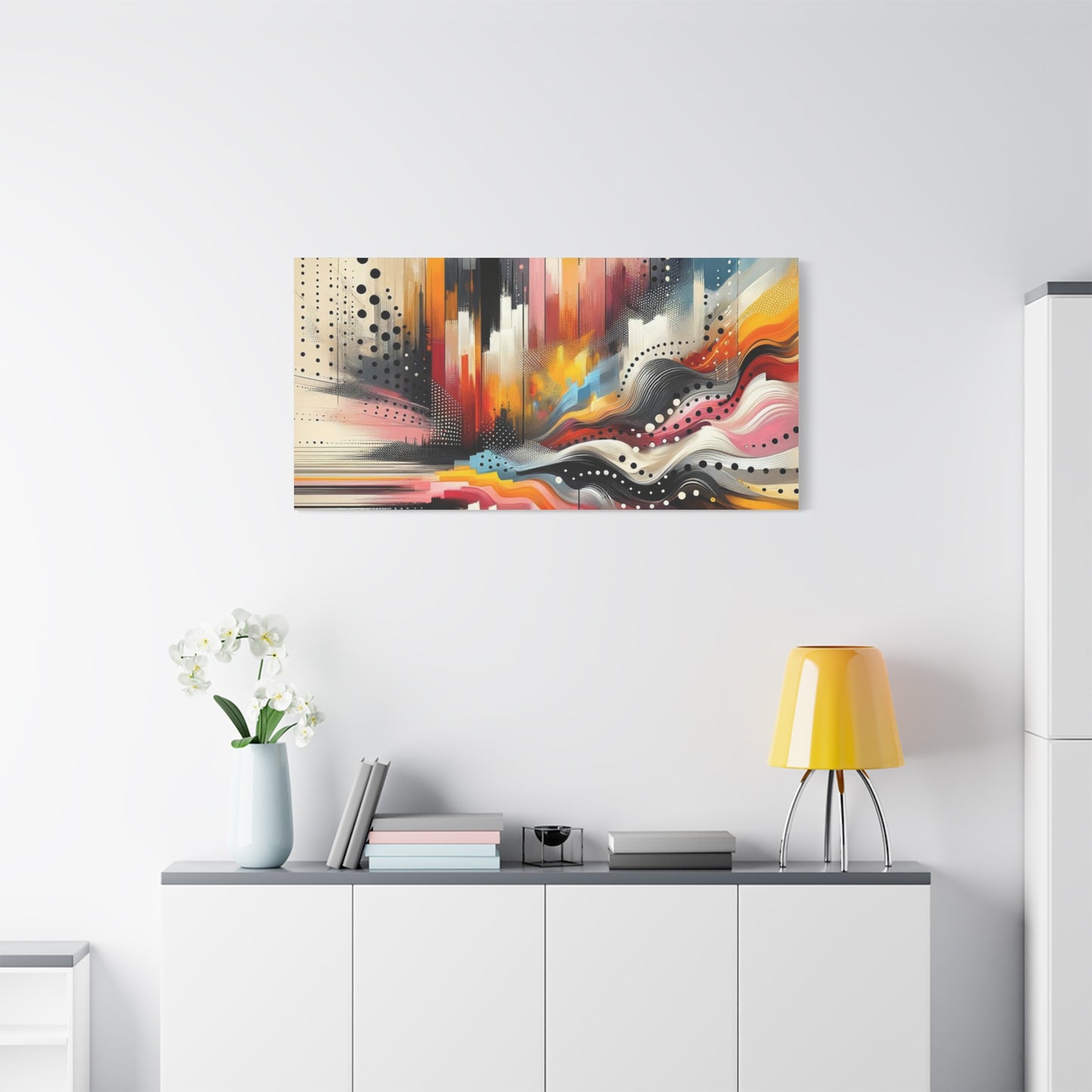 Abstract Color Symphony - Matte Canvas, Stretched, 1.25"