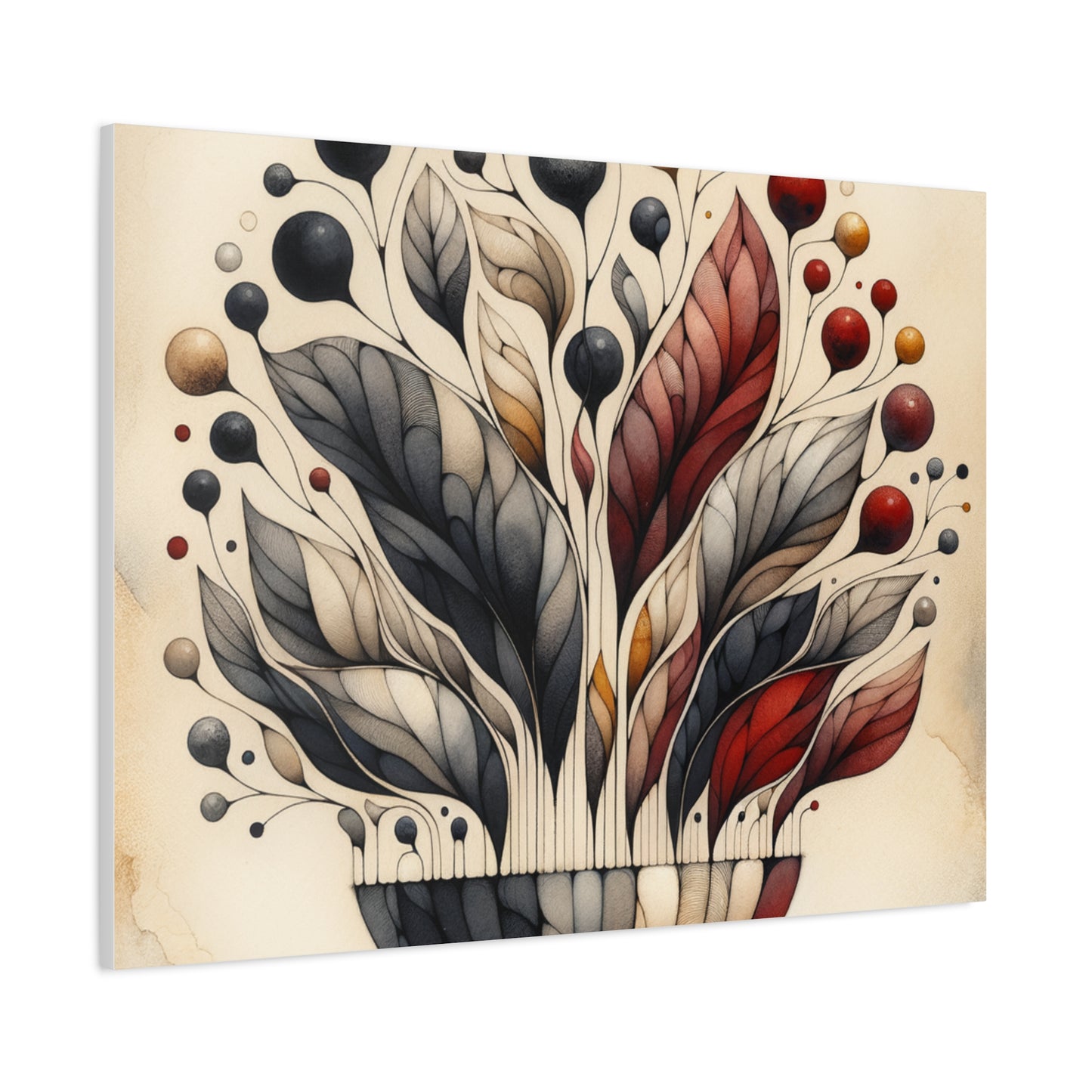 Abstract Floral Art - Matte Canvas, Stretched, 1.25"