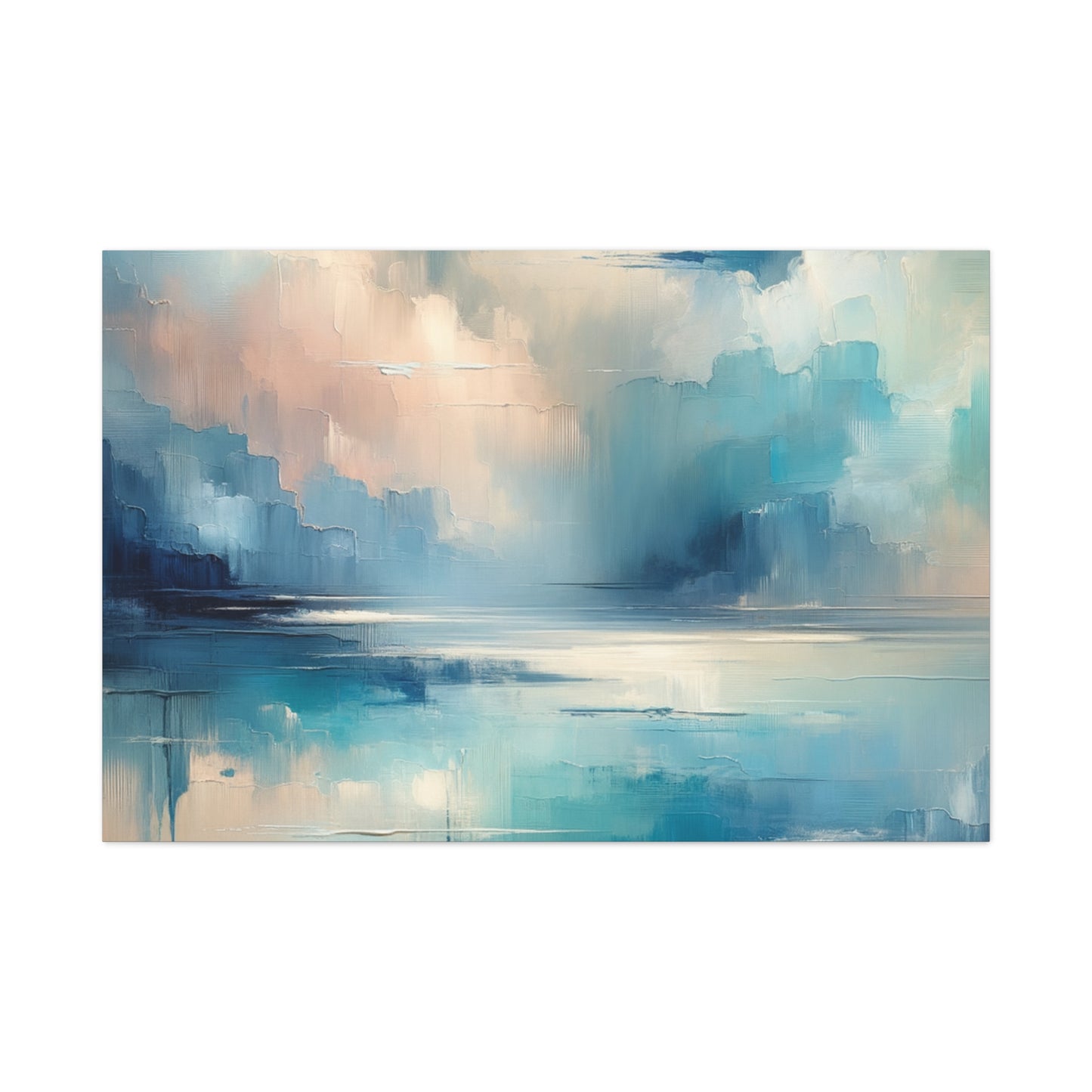 Abstract Sky Reflection - Matte Canvas, Stretched, 1.25"