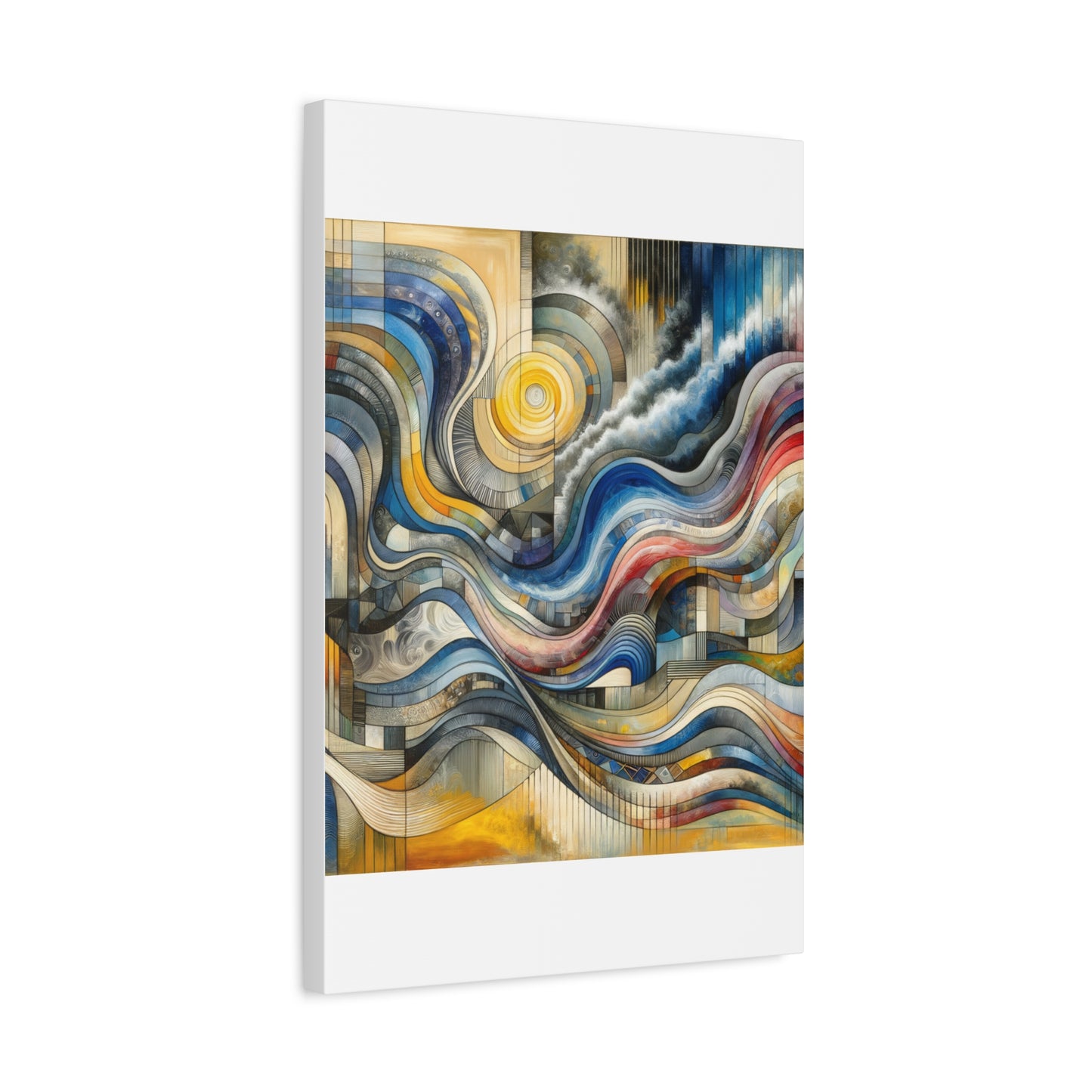 Abstract Waves - Matte Canvas, Stretched, 1.25"