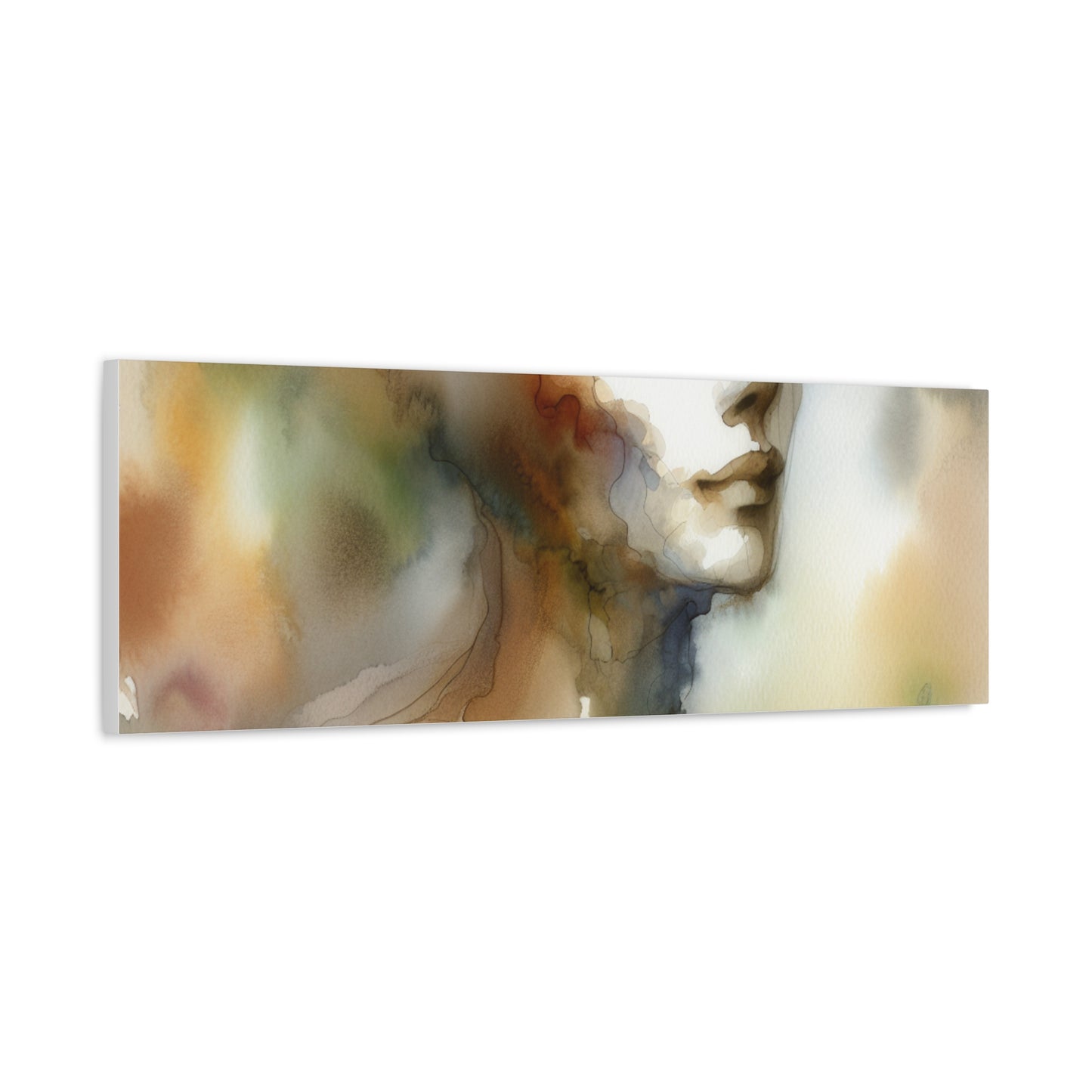 Dreamy Watercolor Portrait - Matte Canvas, Stretched, 1.25"