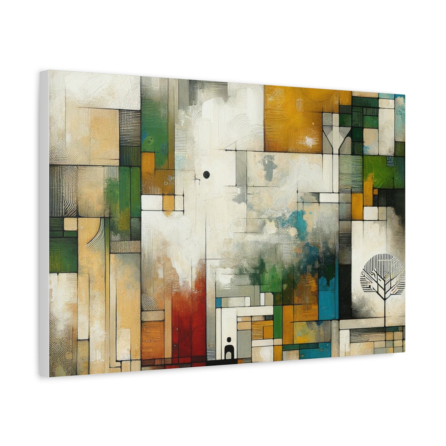 Abstract Geometric Art - Matte Canvas, Stretched, 1.25"