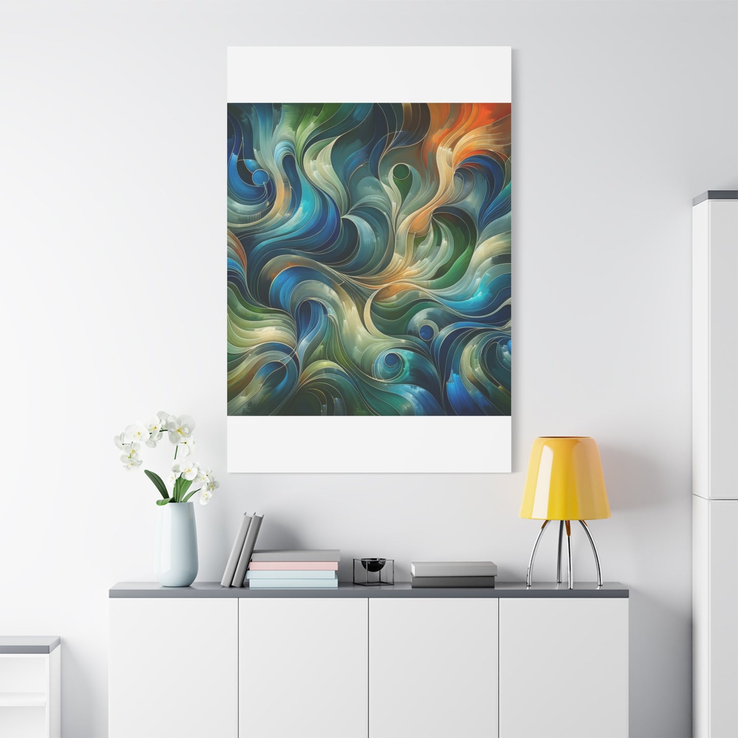 Abstract Swirls - Matte Canvas, Stretched, 1.25"