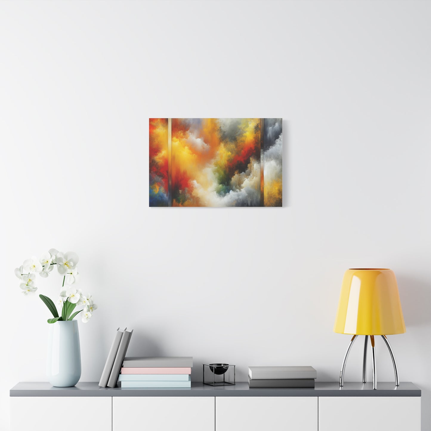 Abstract Colorful Clouds - Matte Canvas, Stretched, 1.25"