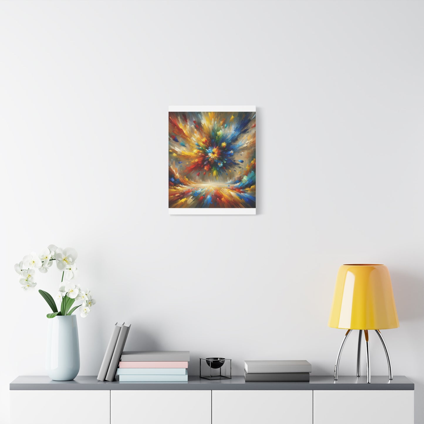 Abstract Burst of Colors - Matte Canvas, Stretched, 1.25"