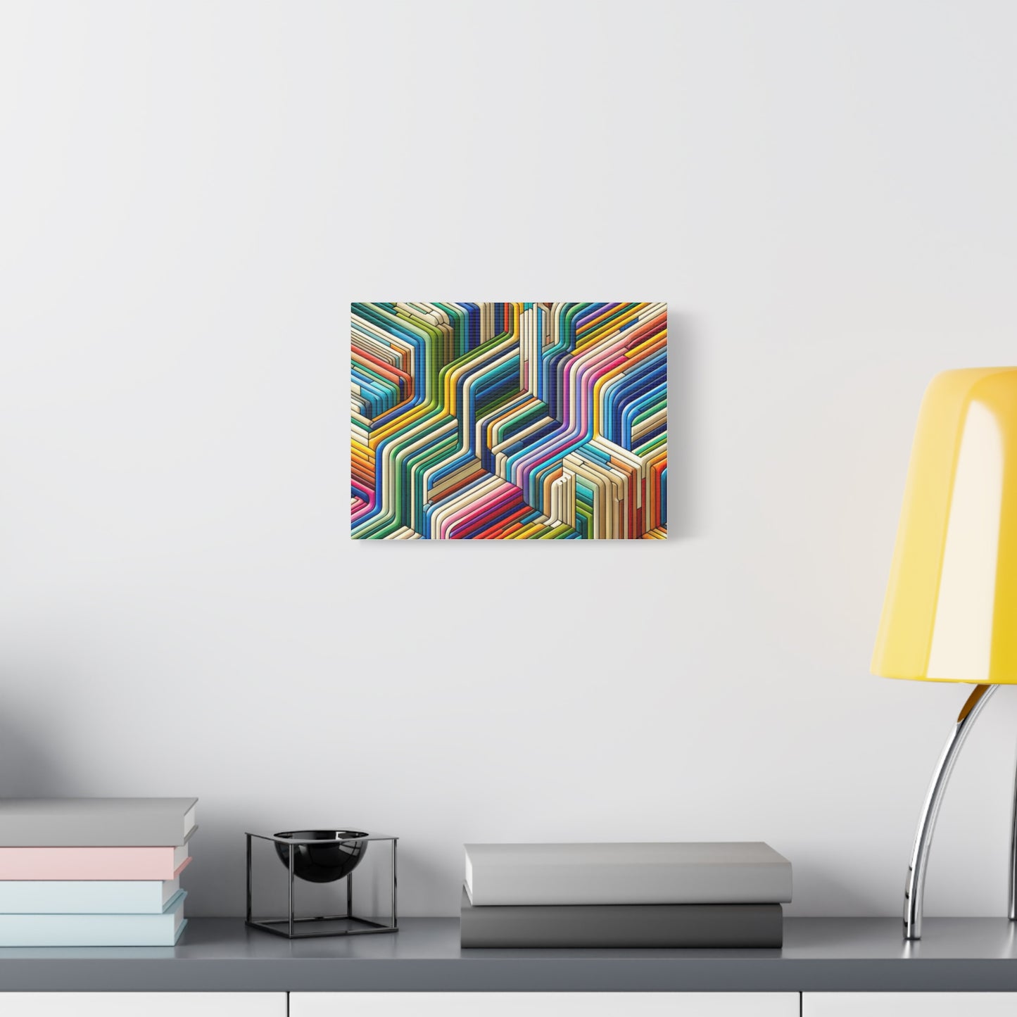 Colorful Geometric Pattern - Matte Canvas, Stretched, 1.25"