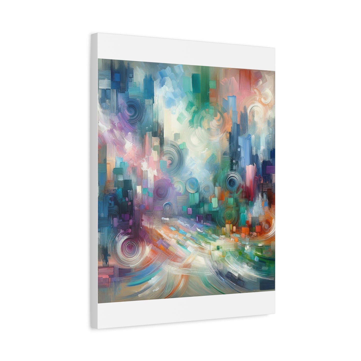 Abstract Color Symphony - Matte Canvas, Stretched, 1.25"