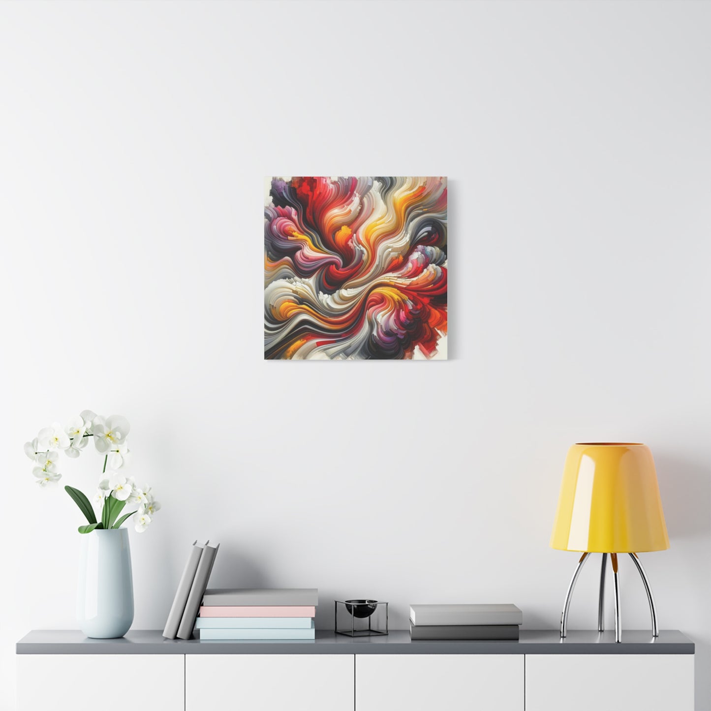 Vibrant Abstract Swirls - Matte Canvas, Stretched, 1.25"