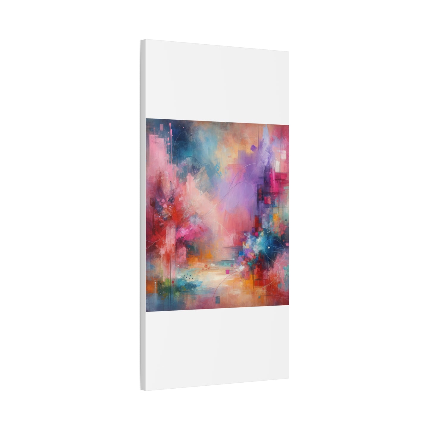 Abstract Color Symphony - Matte Canvas, Stretched, 1.25"