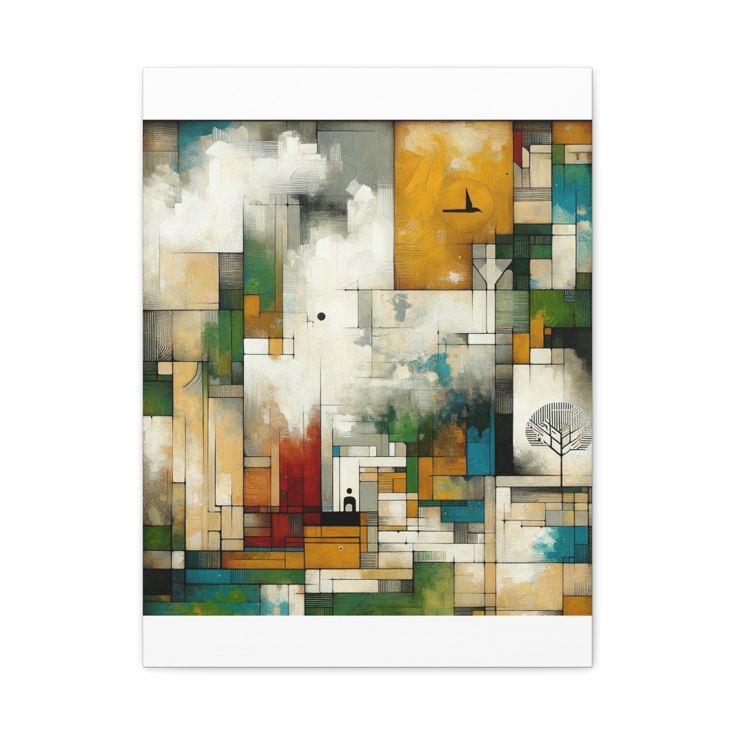 Abstract Geometric Art - Matte Canvas, Stretched, 1.25"