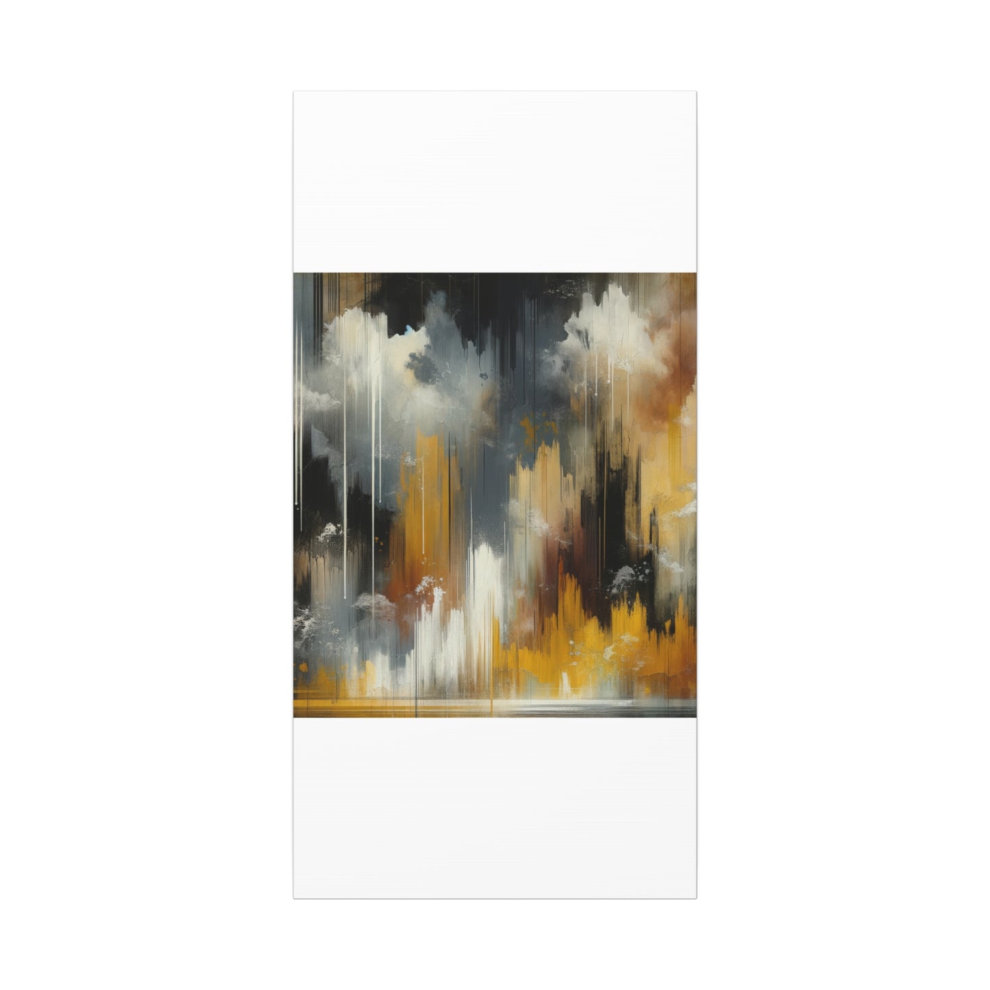 Abstract Drizzle - Matte Canvas, Stretched, 1.25"