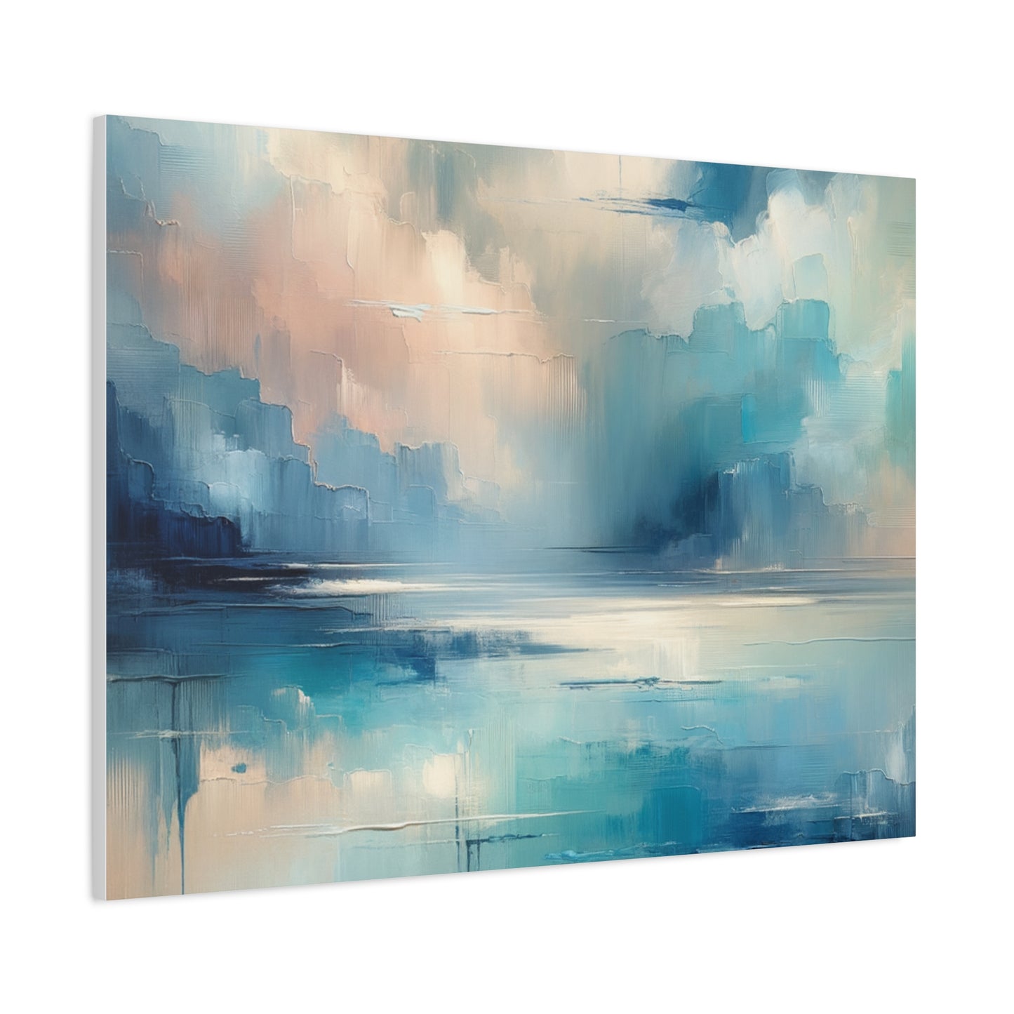 Abstract Sky Reflection - Matte Canvas, Stretched, 1.25"