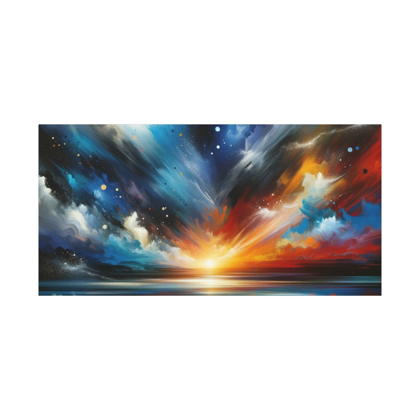 Vibrant Cosmic Sunrise - Matte Canvas, Stretched, 1.25"