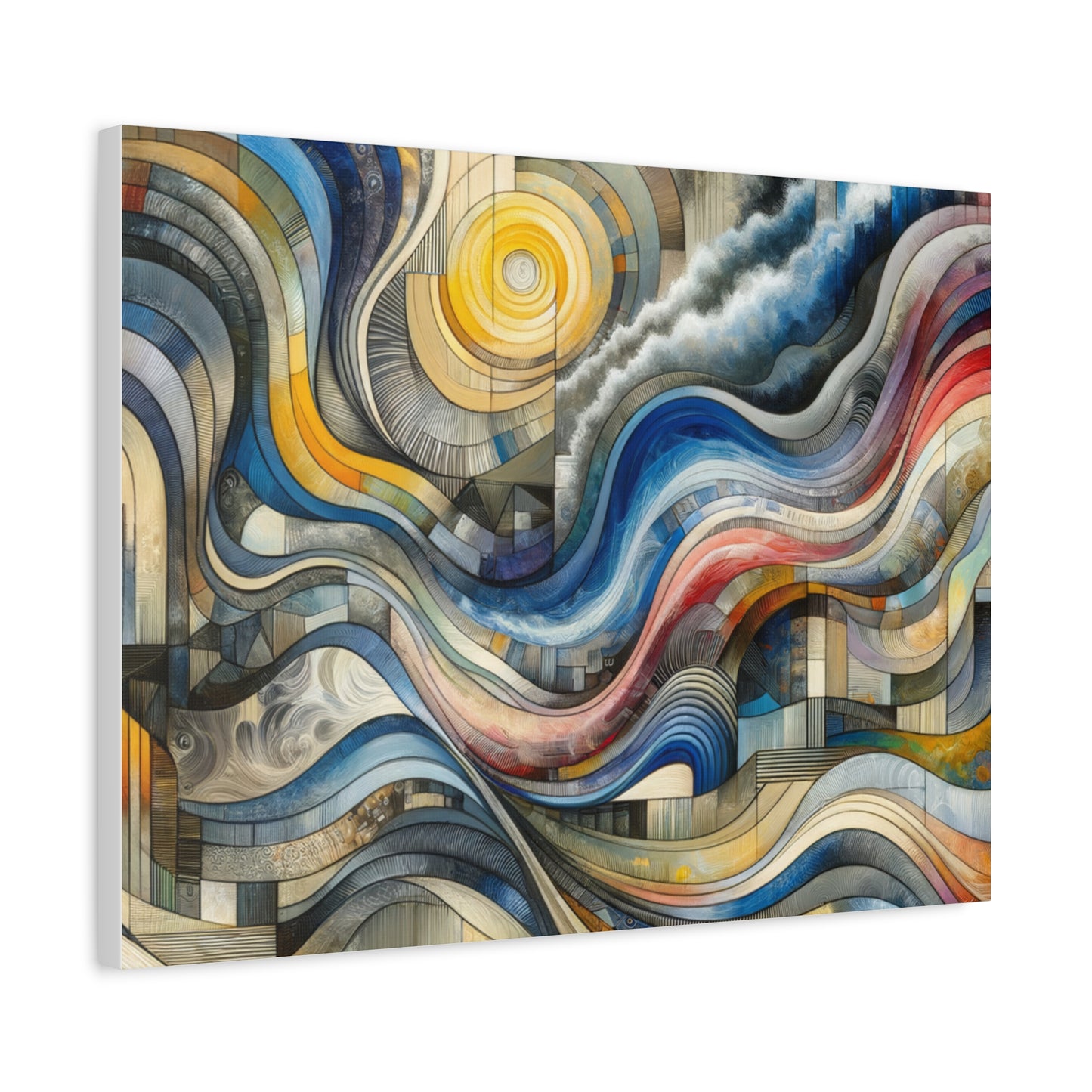 Abstract Waves - Matte Canvas, Stretched, 1.25"