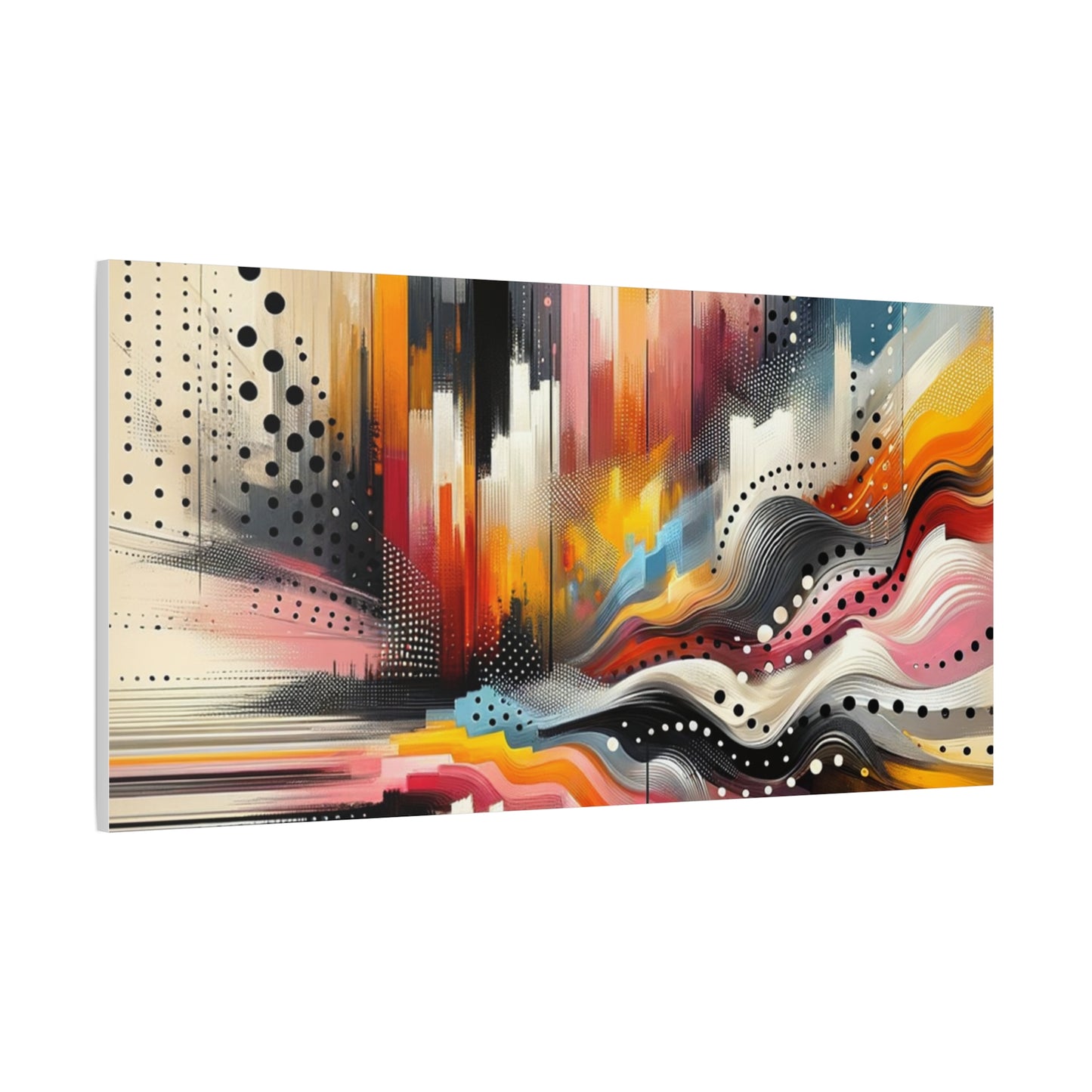 Abstract Color Symphony - Matte Canvas, Stretched, 1.25"