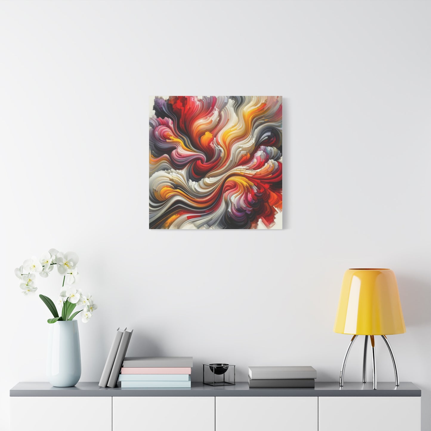 Vibrant Abstract Swirls - Matte Canvas, Stretched, 1.25"