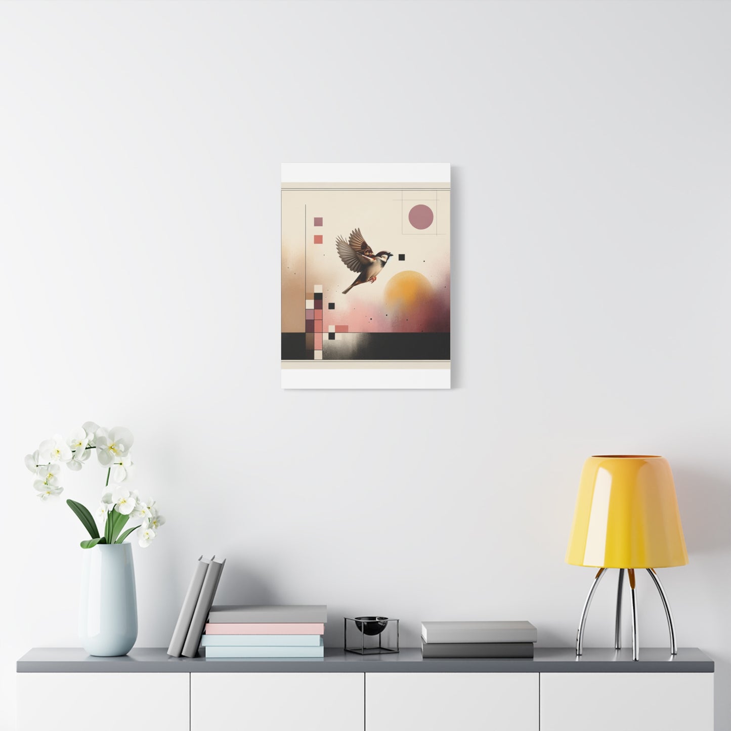 Sparrow Flight - Matte Canvas, Stretched, 1.25"