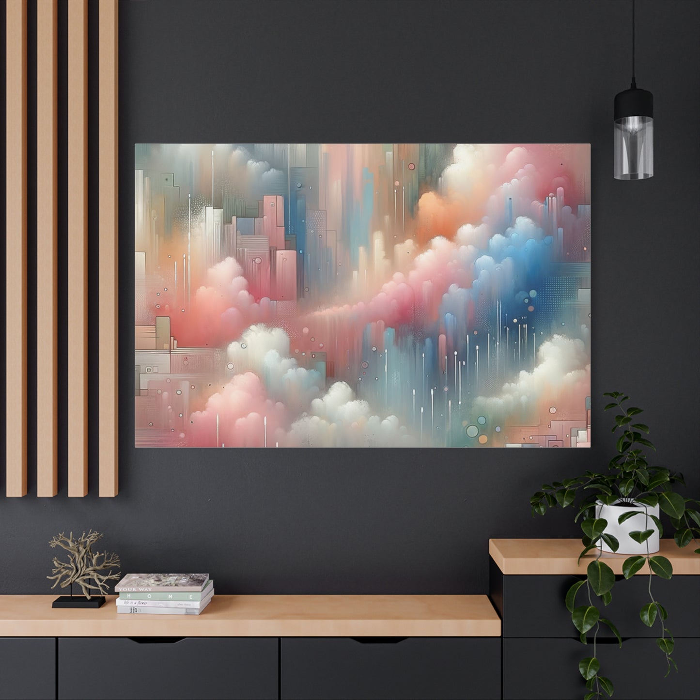 Abstract Cloudscape Matte Canvas, Stretched, 1.25"